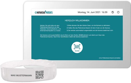 Patientenarmband Scan