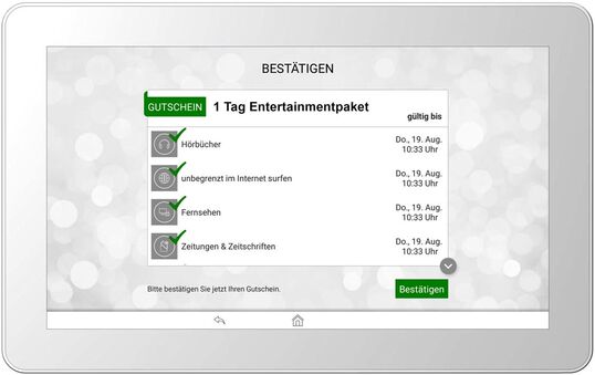 Verwendung von Gutscheinen am Terminal