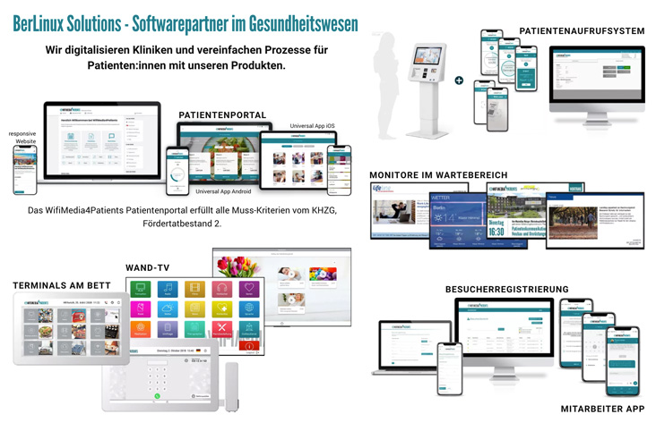 Patienten-Infotainment-Lösungen von WifiMedia4Patients